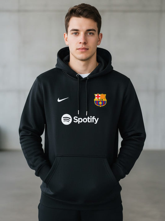 Barcelona Black Hoodie