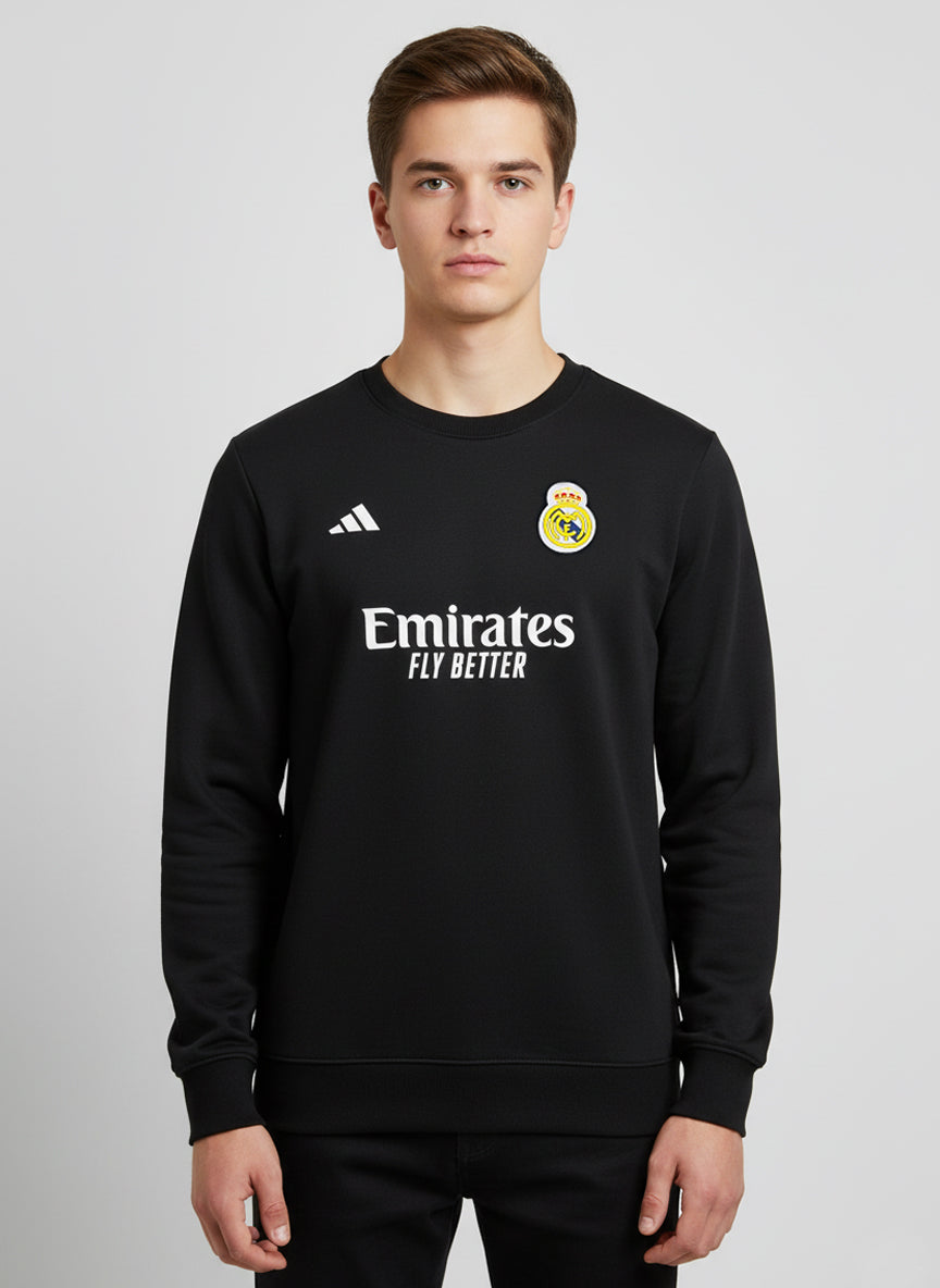 Real Madrid Black Sweatshirt
