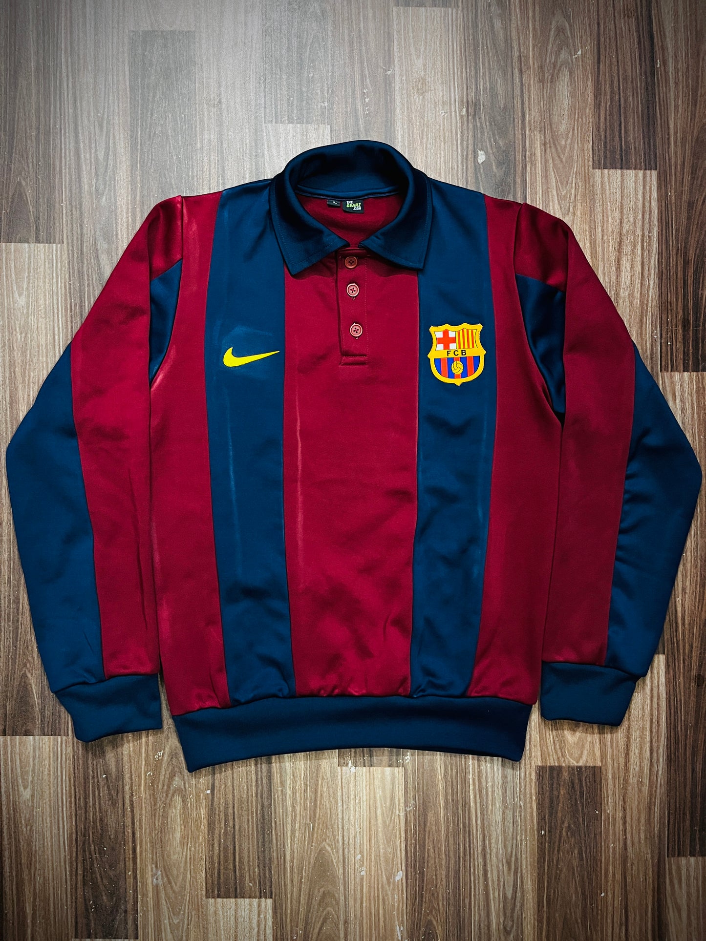 Barcelona Panels Sweatshirt with Collar
