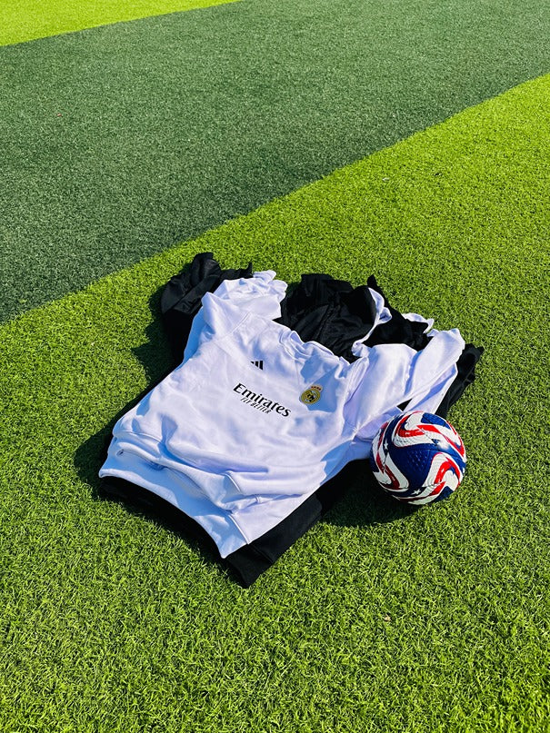 Real Madrid White Sweatshirt