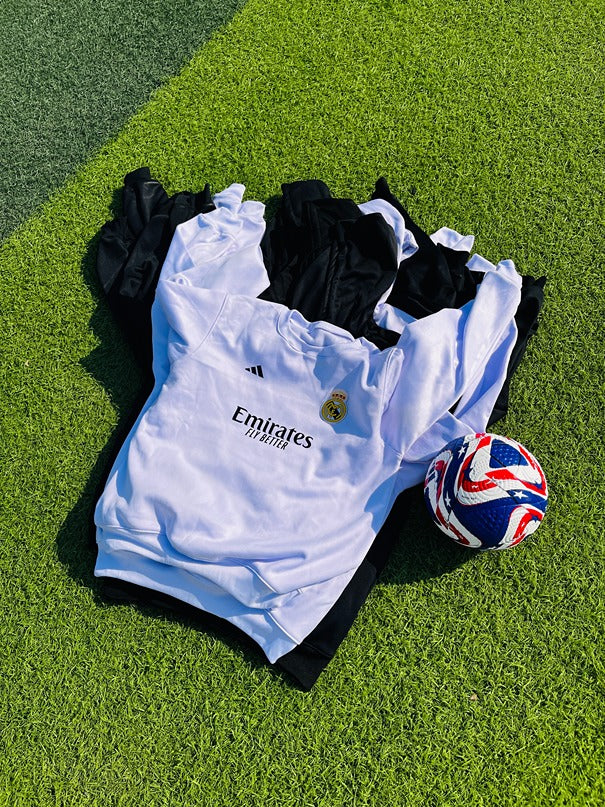 Real Madrid White Sweatshirt