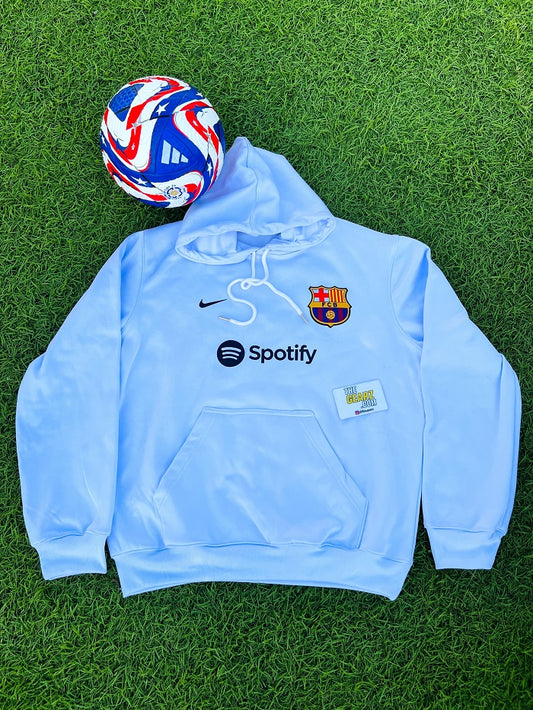 Barcelona White Hoodie