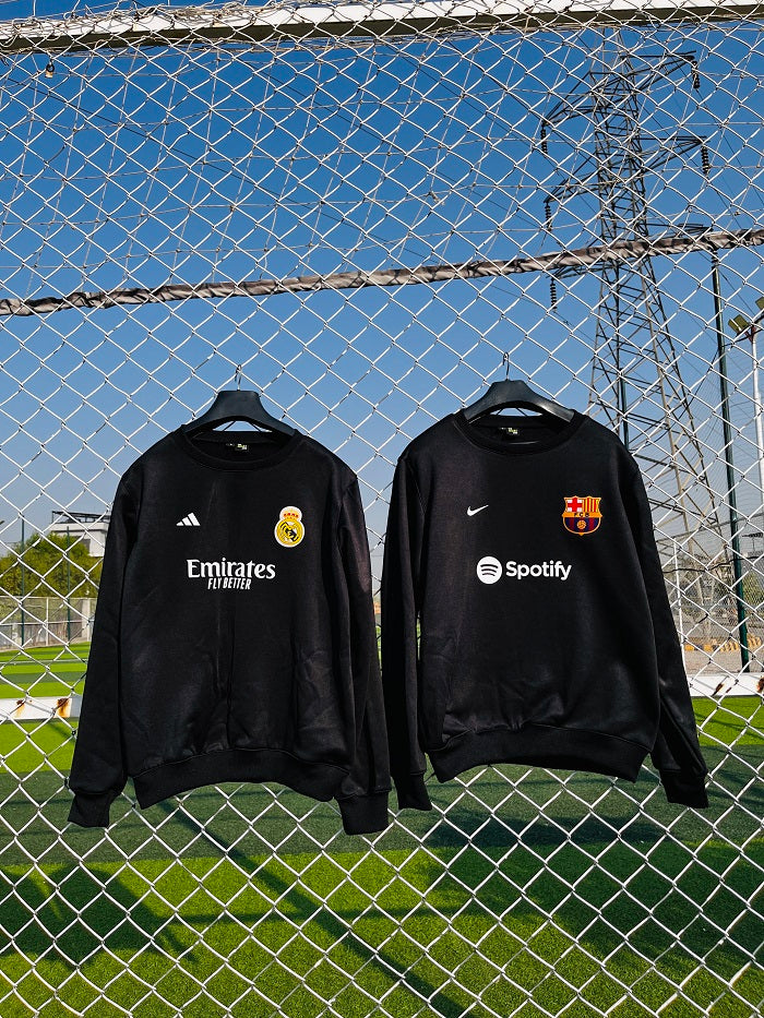 Real Madrid Black Sweatshirt