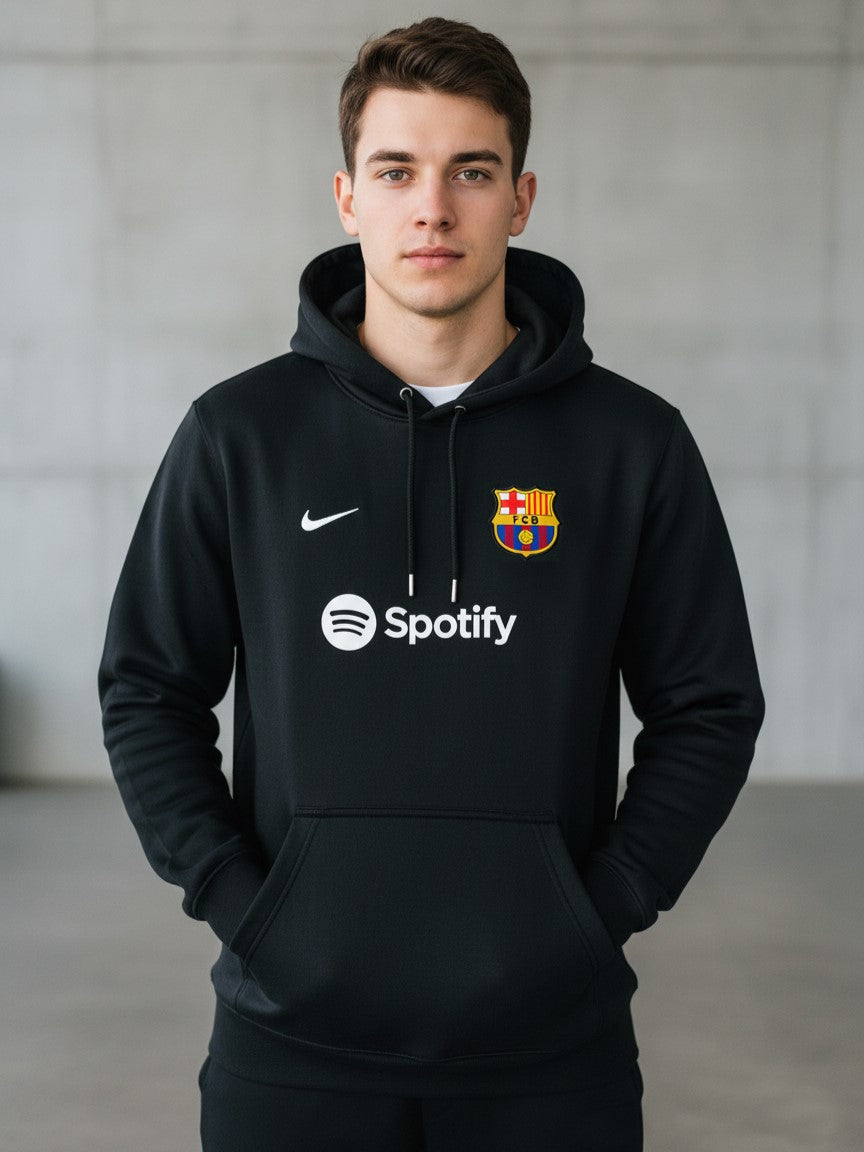 Barcelona Black Hoodie