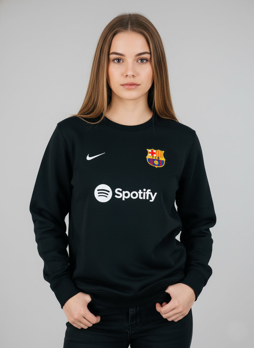 Barcelona Black Sweatshirt