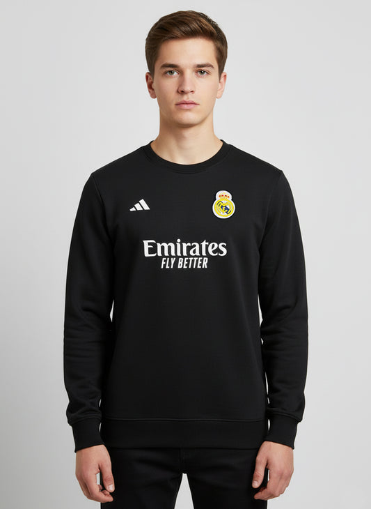 Real Madrid Black Sweatshirt