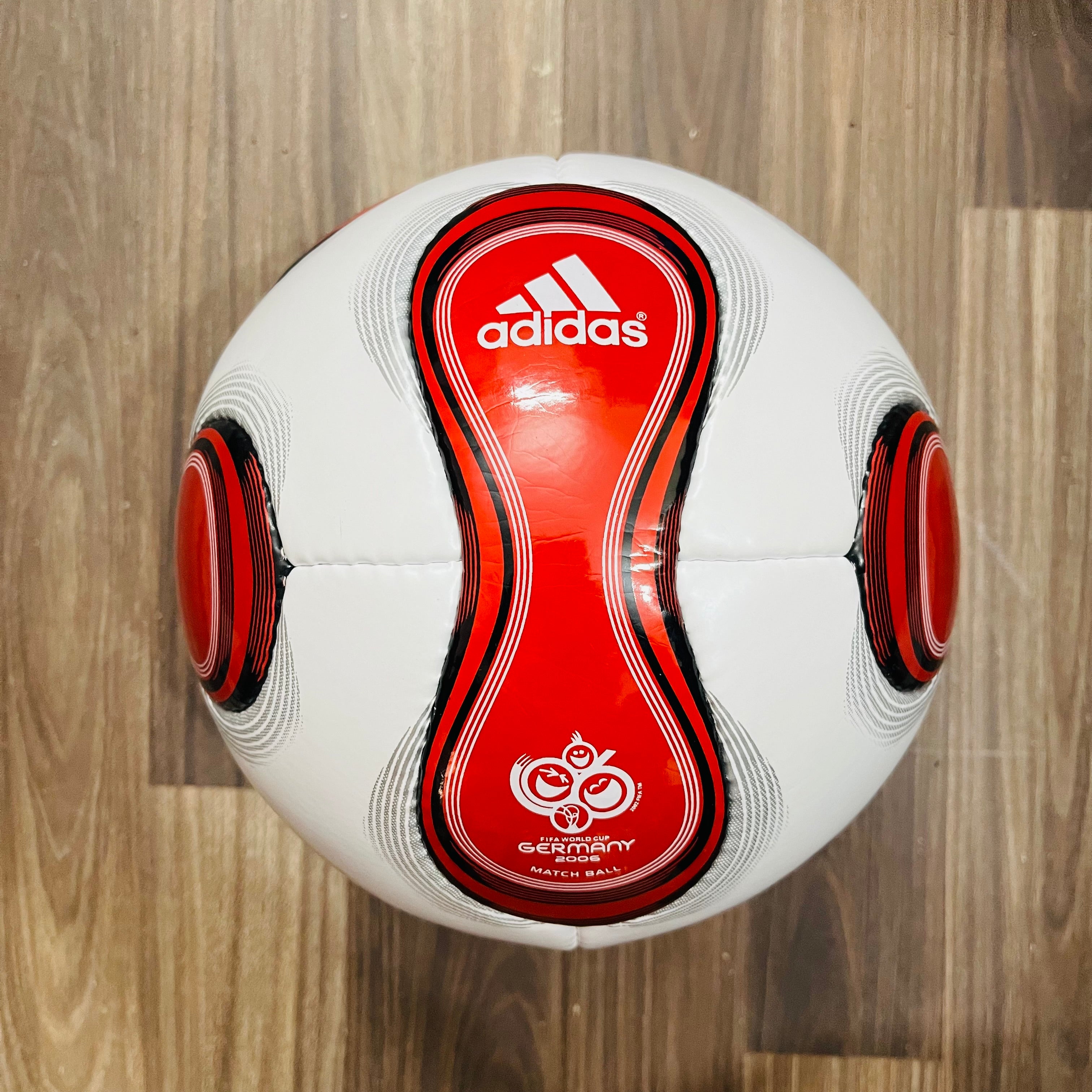 Adidas FIFA World Cup 2006 Teamgeist Berlin Red Football Handstitched Official Match Ball