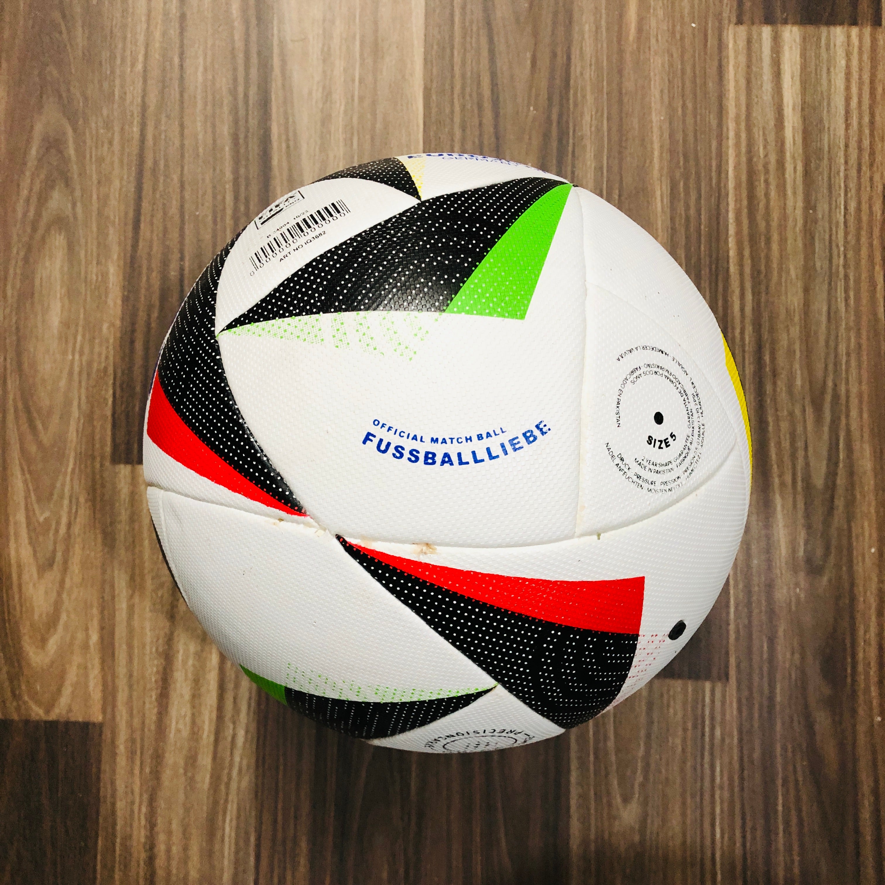 Adidas UEFA EURO Cup Fussballliebe Football 2024 Official Match Plain Ball