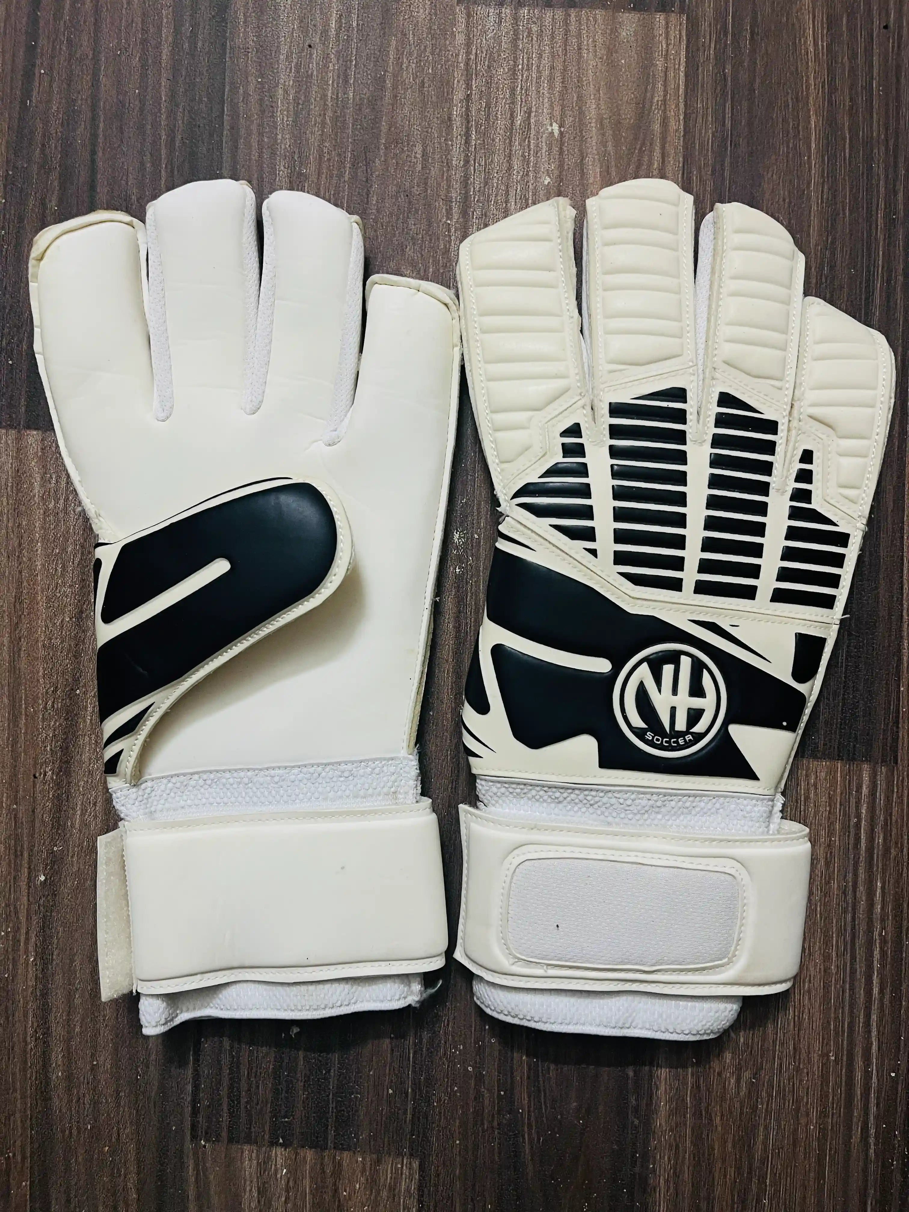 NH Soccer Goalkeeper Gloves - White