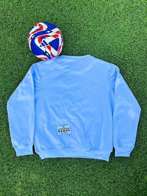 Barcelona White Sweatshirt