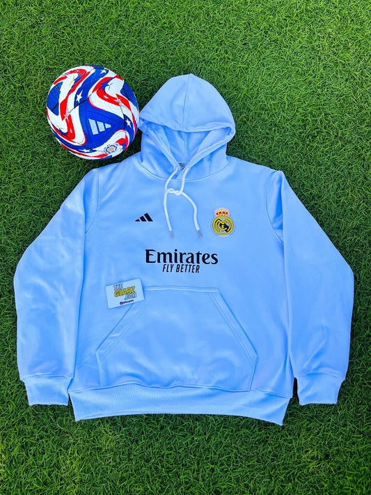 Real Madrid White Hoodie