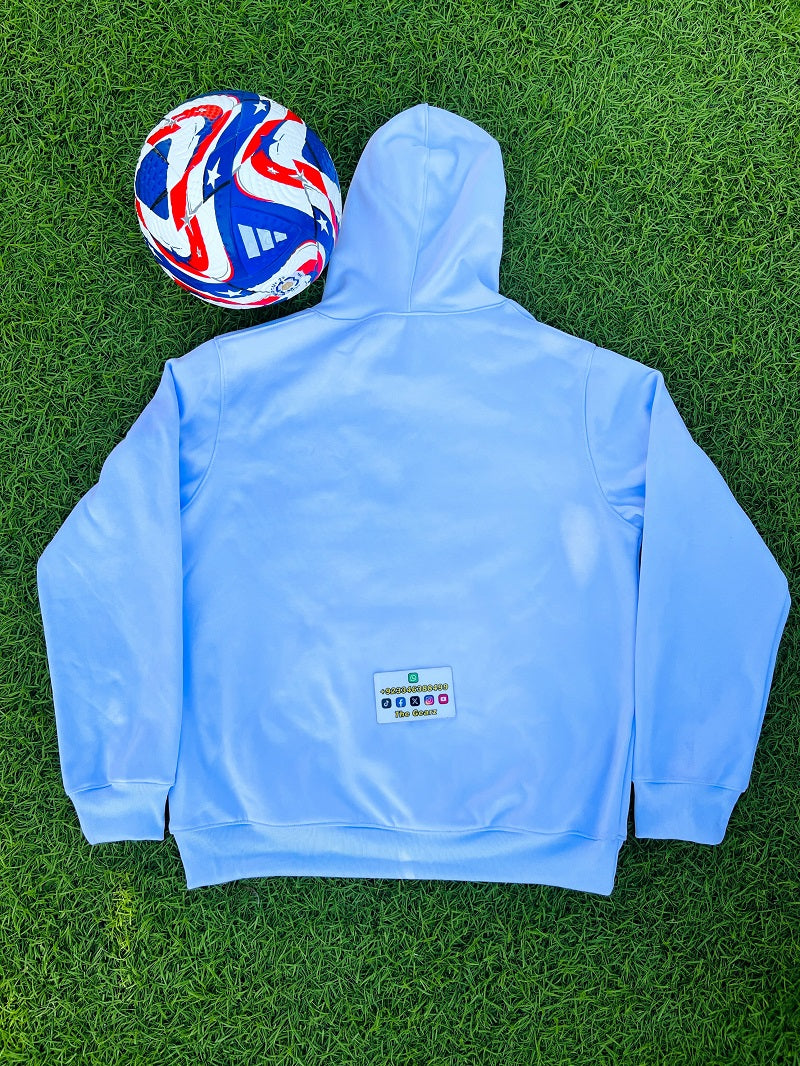Real Madrid White Hoodie