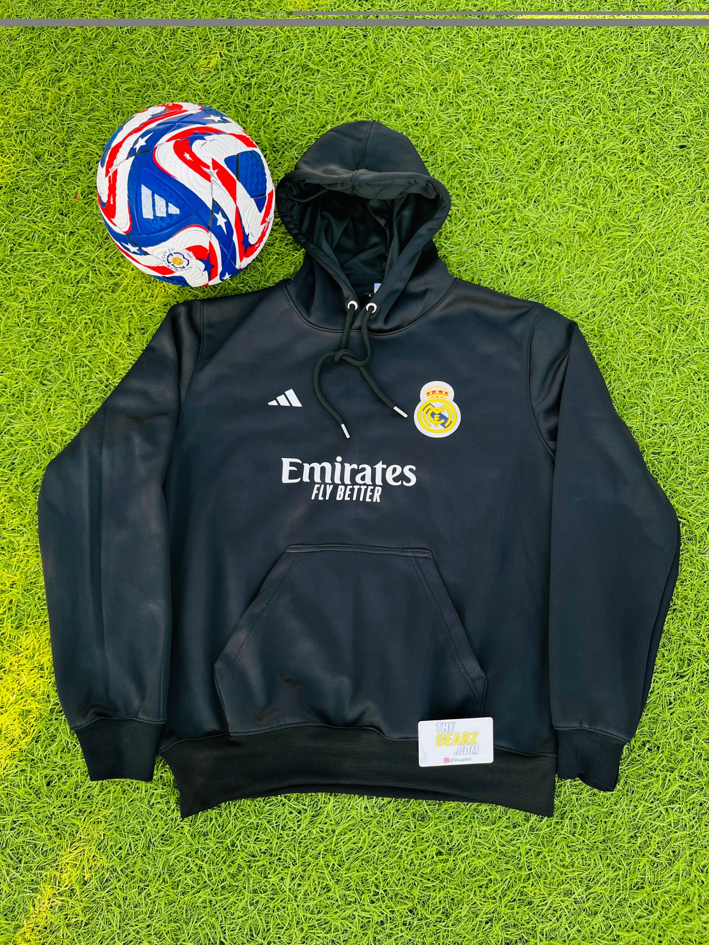Real Madrid Black Hoodie