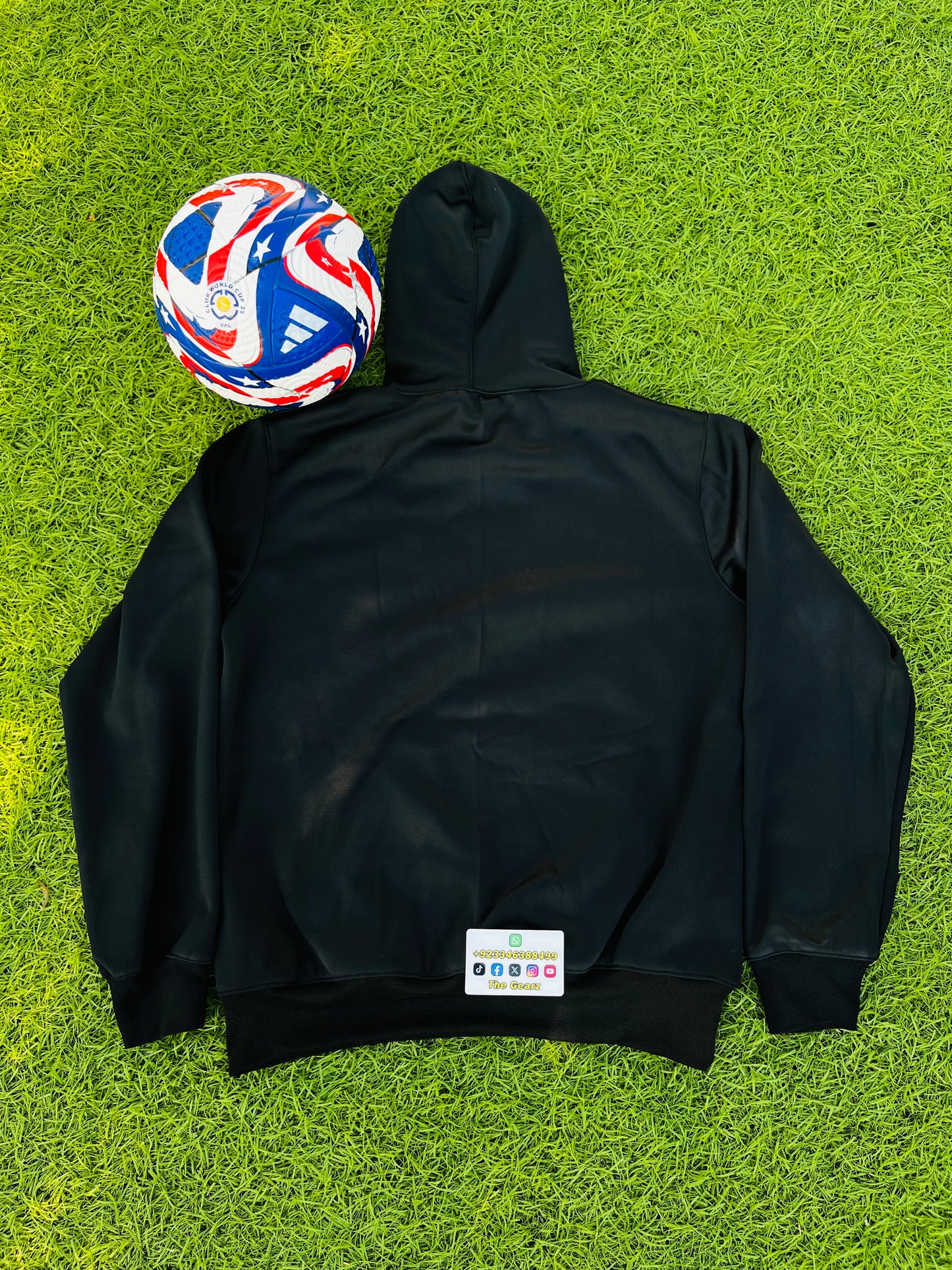 Real Madrid Black Hoodie
