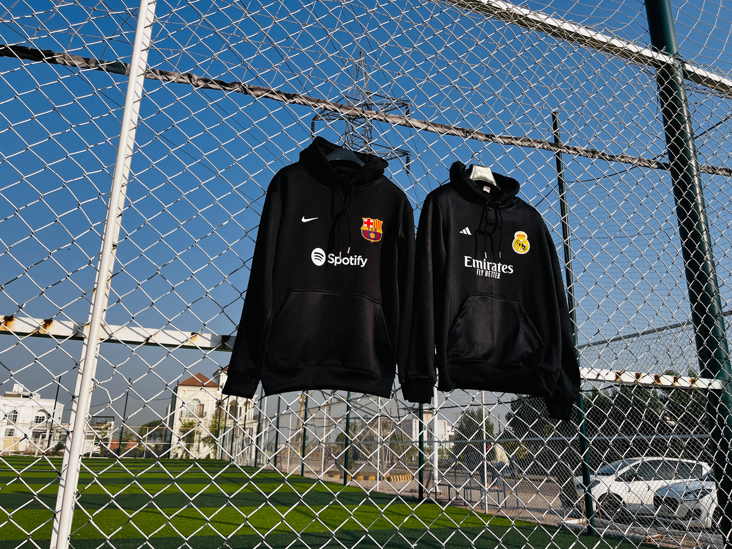 Barcelona Black Hoodie