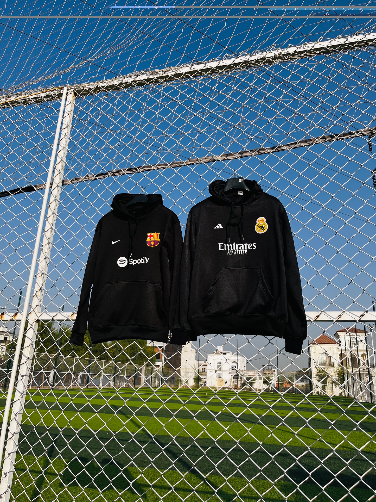 Real Madrid Black Hoodie