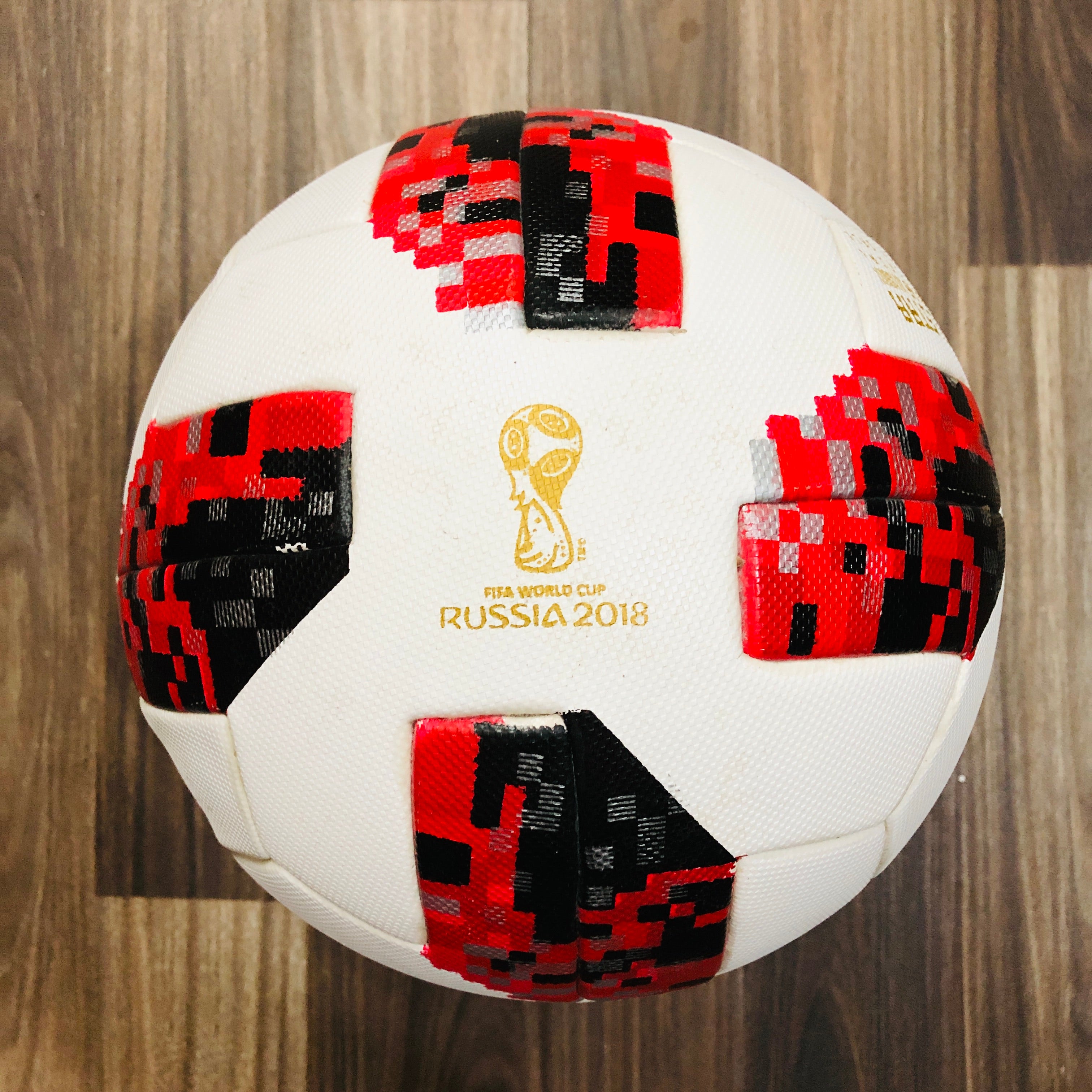 Adidas Red Telstar Football 2018 Russia World Cup Finals Ball Limited Edition