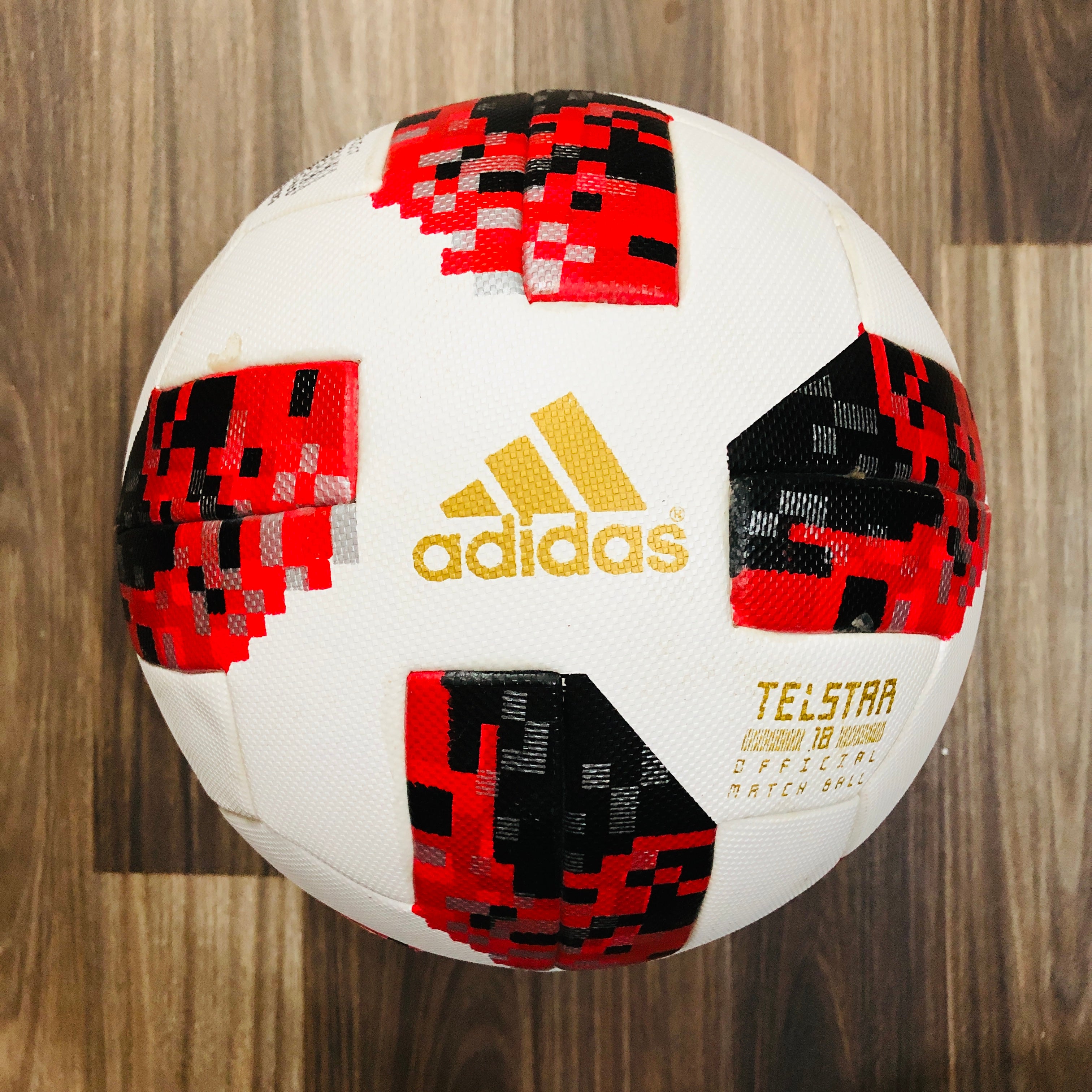 Adidas Red Telstar Football 2018 Russia World Cup Finals Ball Limited Edition